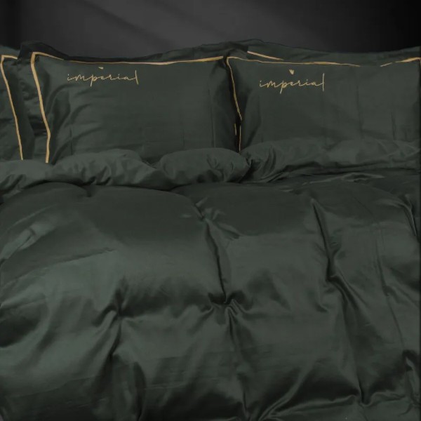 Фото - Комплект постільної білизни MirSon Imperial Satin Emerald 220х240 (2200008576233)